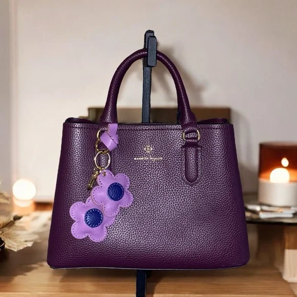 Floral Leather Bag Charms (Pick 1) - Picture 6 of 10